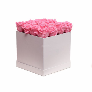 Букет из розовых роз Композиция "Сюрприз"